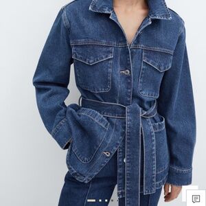 NWT - Sold Out Denim Jacket with Belt